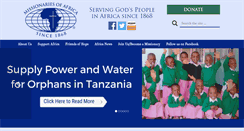Desktop Screenshot of missionariesofafrica.org