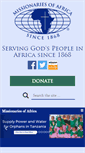 Mobile Screenshot of missionariesofafrica.org